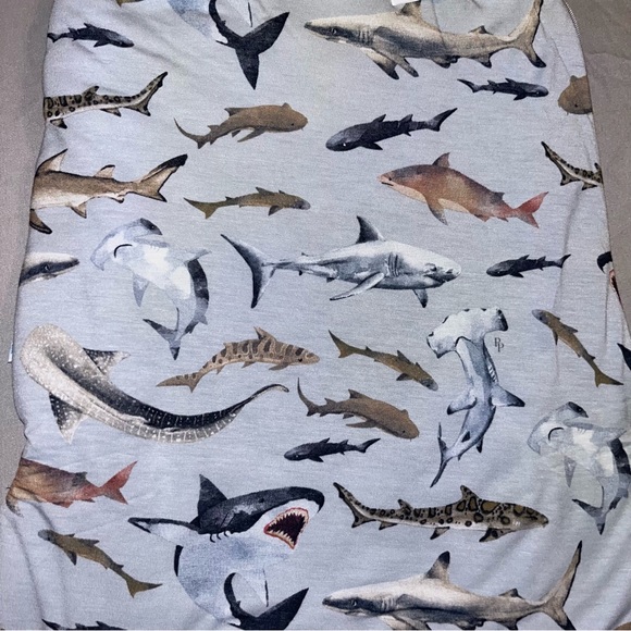Posh Peanut Pajamas Nwt Maverick Posh Peanut Sleep Sack Shark Print